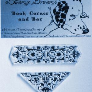 Book Corner And Bar Clear Stamps