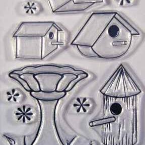 Bird Houses Clear Stamps It's For The..
