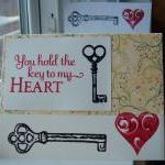Keys To My Heart Clear Rubber Stamps