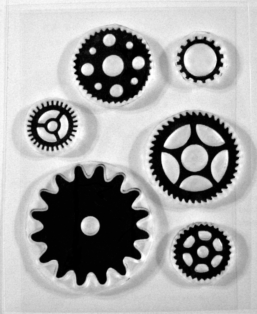 Cogs And Gears Clear Stamps